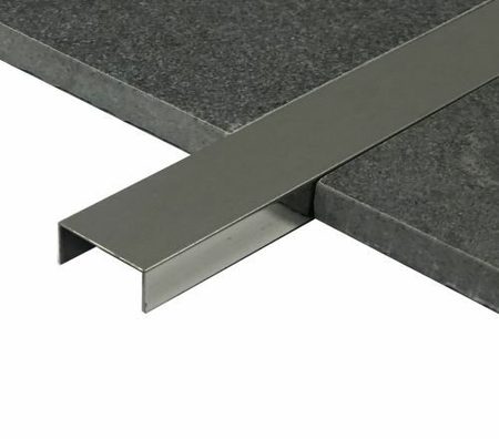 Профиль Juliano Tile Trim SUP25-1S-10H Silver полированный (2440мм)
